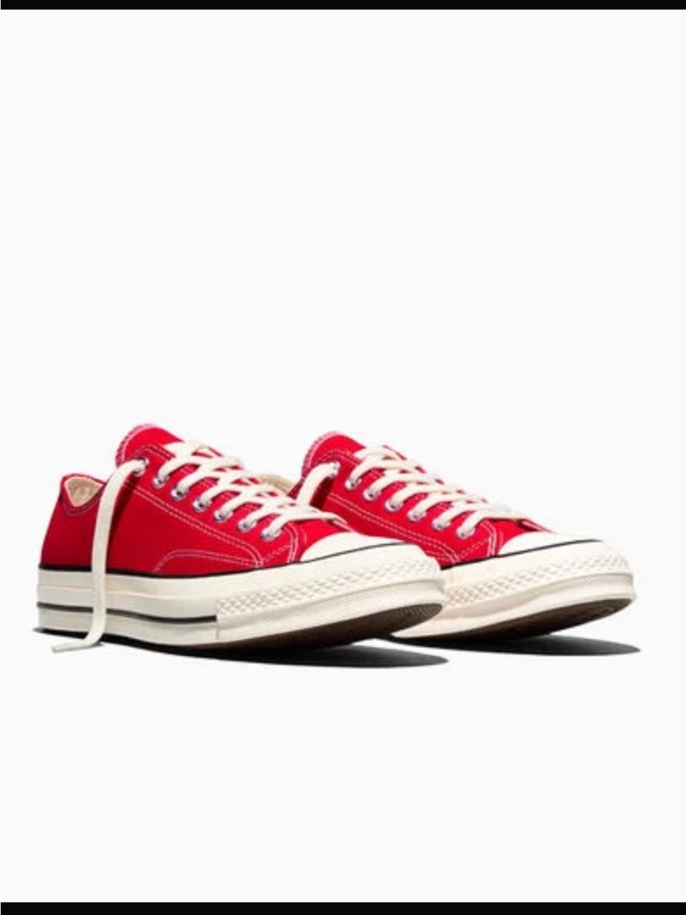 Women’s red converse sneakers Size 8.5 brand new
